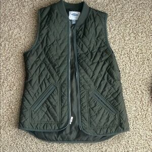 Old Navy Quilted Green Vest